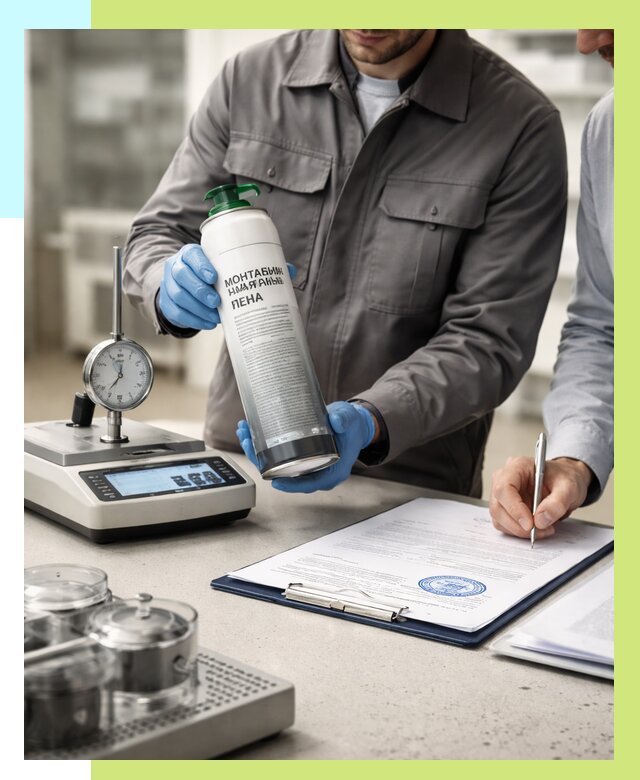 Сертификация монтажной пены в Городце от 15185 р. | Алешин-Грд