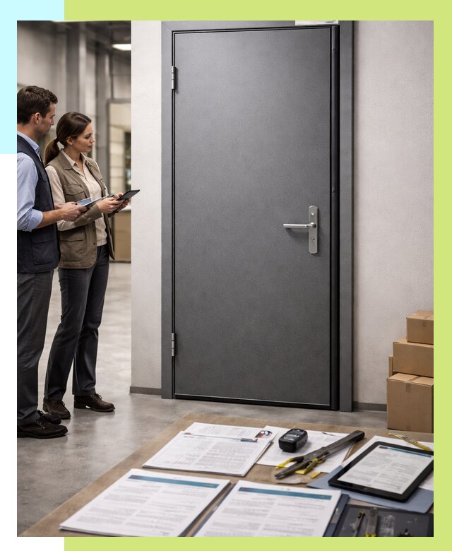 Сертификация противопожарных дверей в Городце от 9111 р. | Алешин-Грд