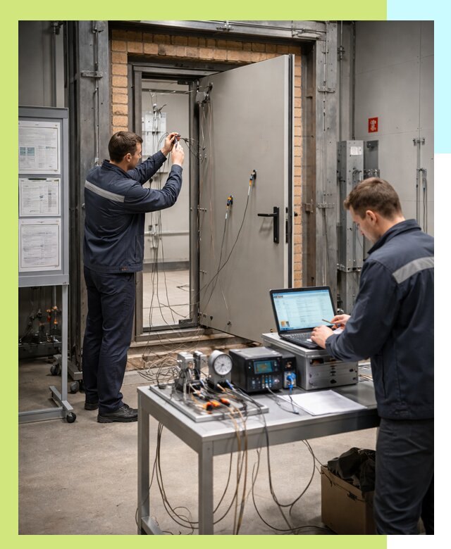 Сертификация противопожарных дверей в Городце по ГОСТ и ТР