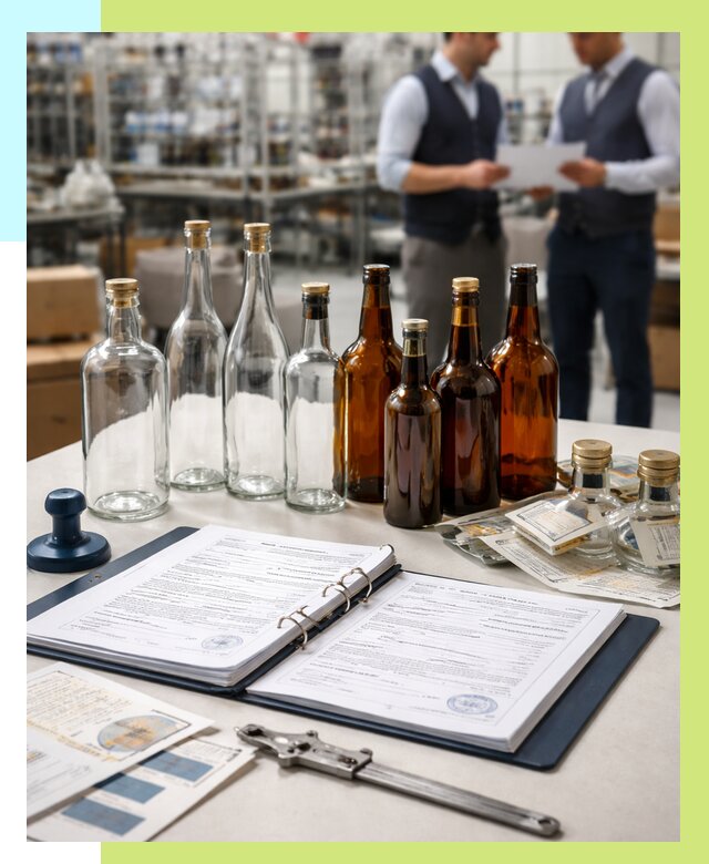 Сертификация стеклянных бутылок в Городце от 25308 р. | Алешин-Грд