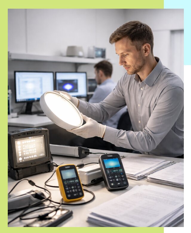 Сертификация светильников в Городце: испытания и оформление