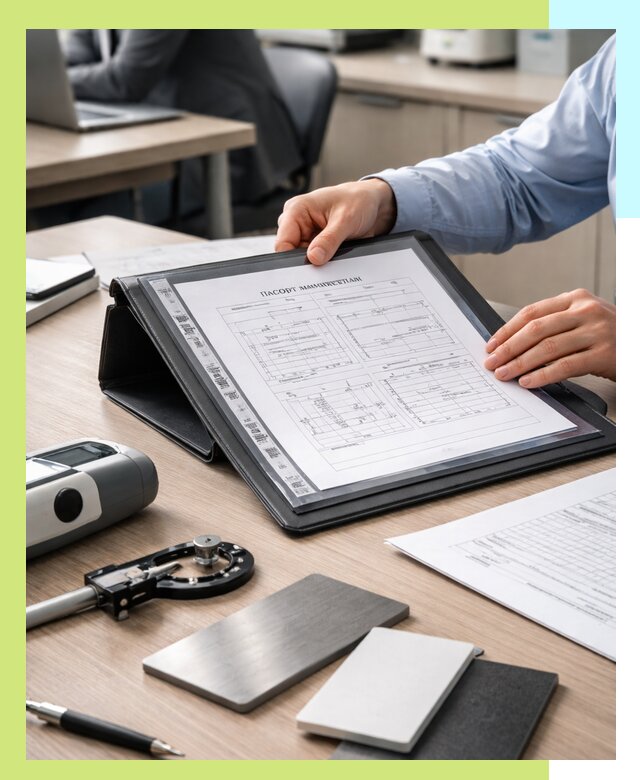 Оформление паспорта материала для продукции в Городце