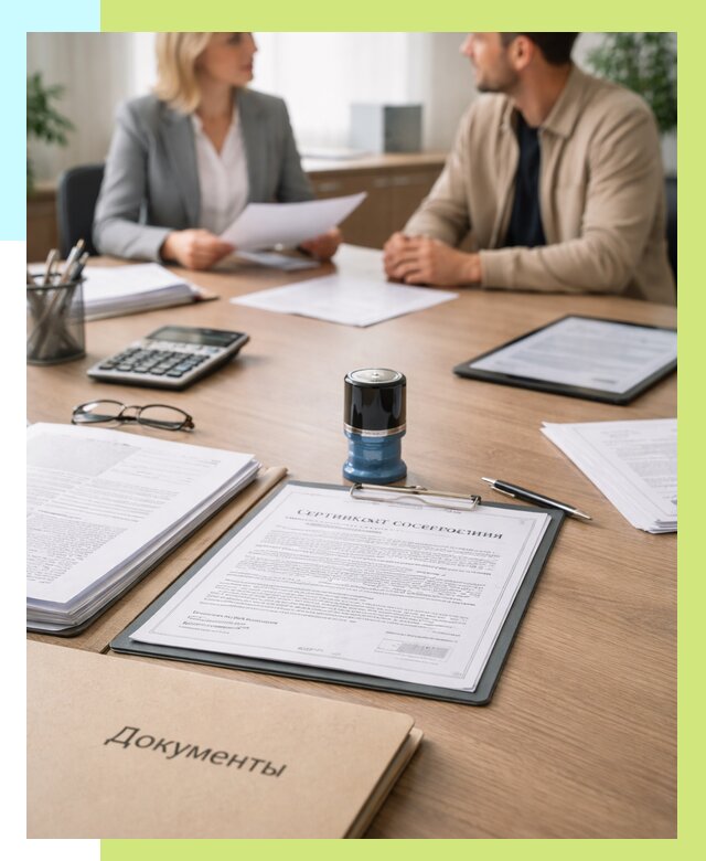 Сертификат соответствия на продукцию в Городце от 15185 р.|Алешин-Грд