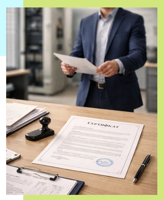 Сертификат на оборудование в Городце от 15185 р. | Алешин-Грд