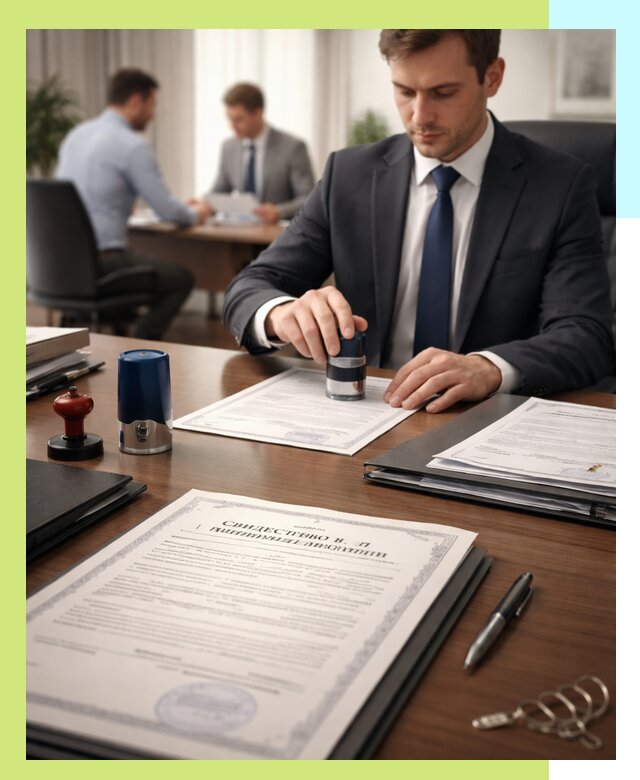 Оформление свидетельства о государственной регистрации в Городце