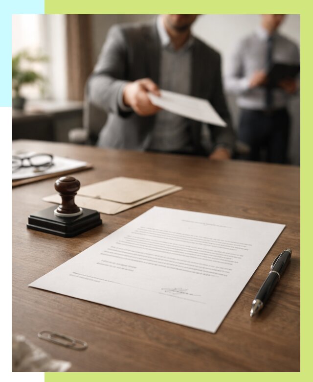 Отказное письмо по сертификации в Городце от 3543 р. | Алешин-Грд