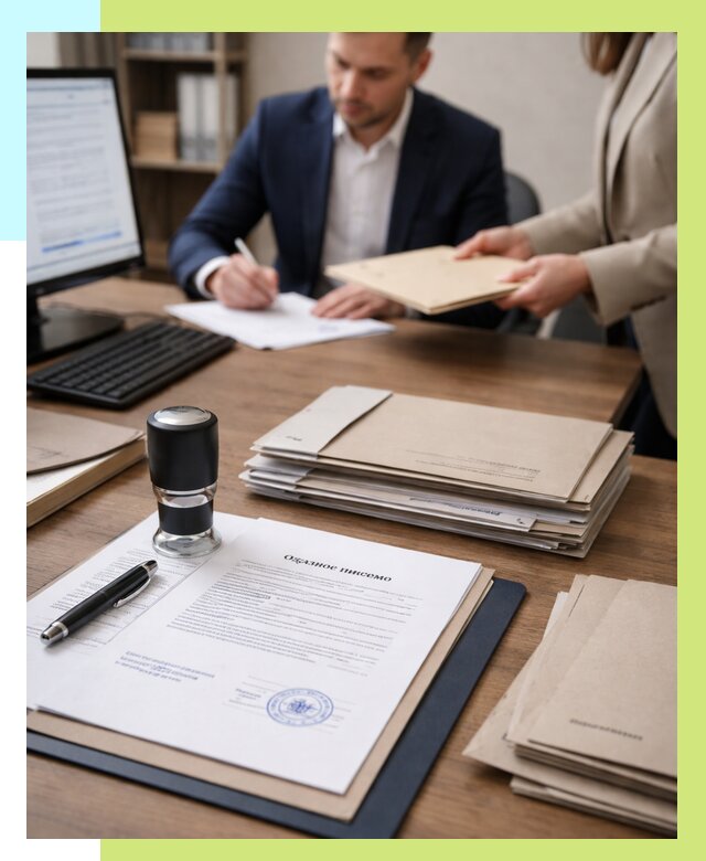 Отказное письмо для таможни в Городце от 3037 р, Алешин-Грд