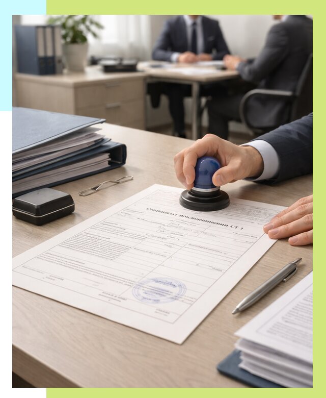 Сертификат происхождения СТ 1 в Городце от 4555 р. | Алешин-Грд