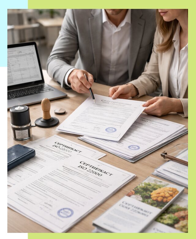 Сертификат ISO 22000 в Городце от 40492 р. под ключ | Алешин-Грд